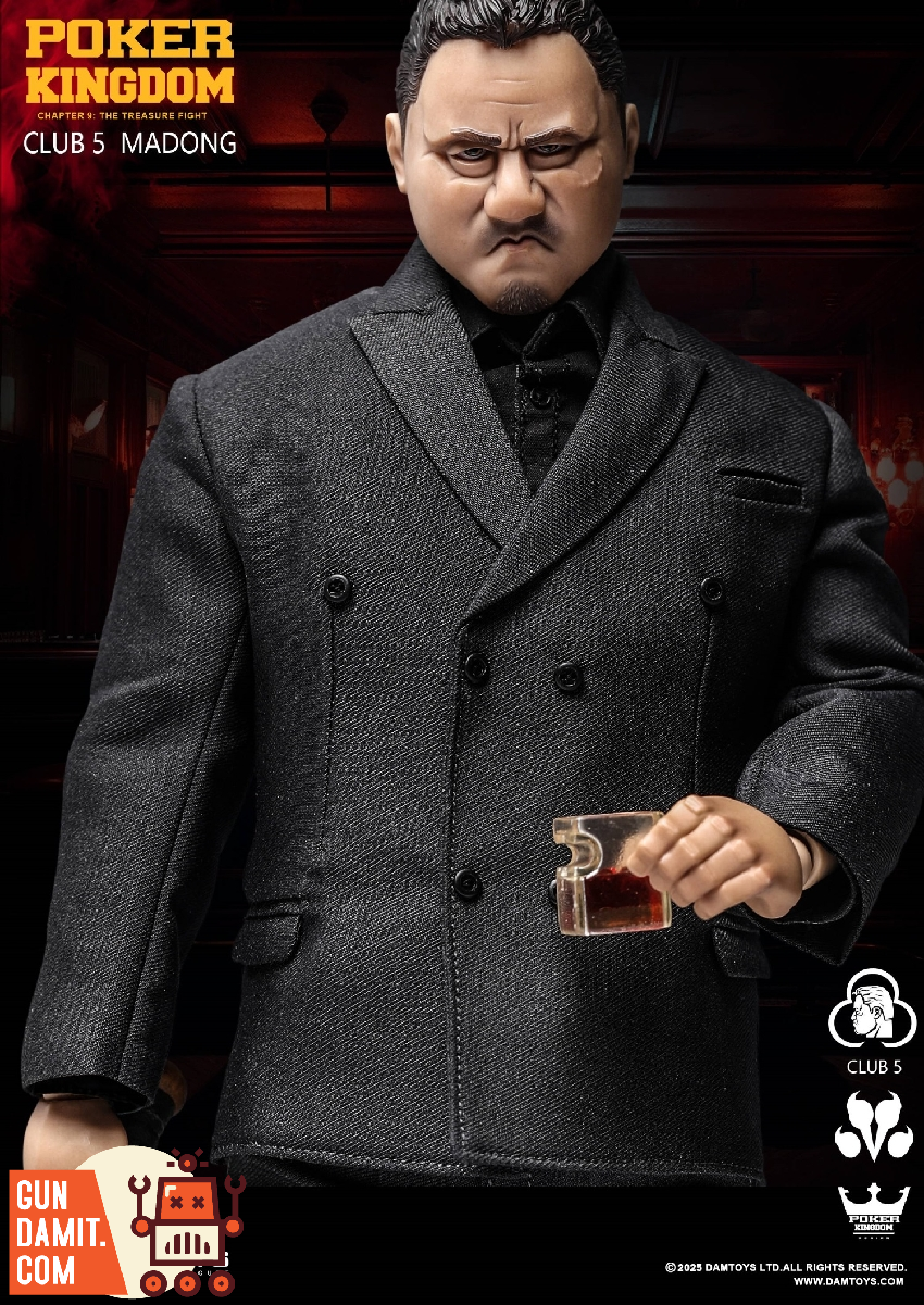 DAMTOYS 1/6 GK030-A Poker Kingdom Club 5 Ma Dong - GunDamit
