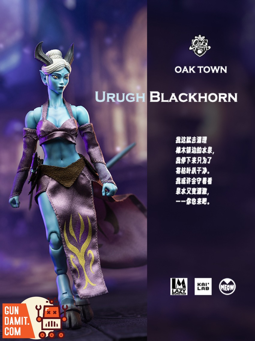 Lazy Monster Studio 1/12 Oak Town Urugh Blackhorn - GunDamit Store