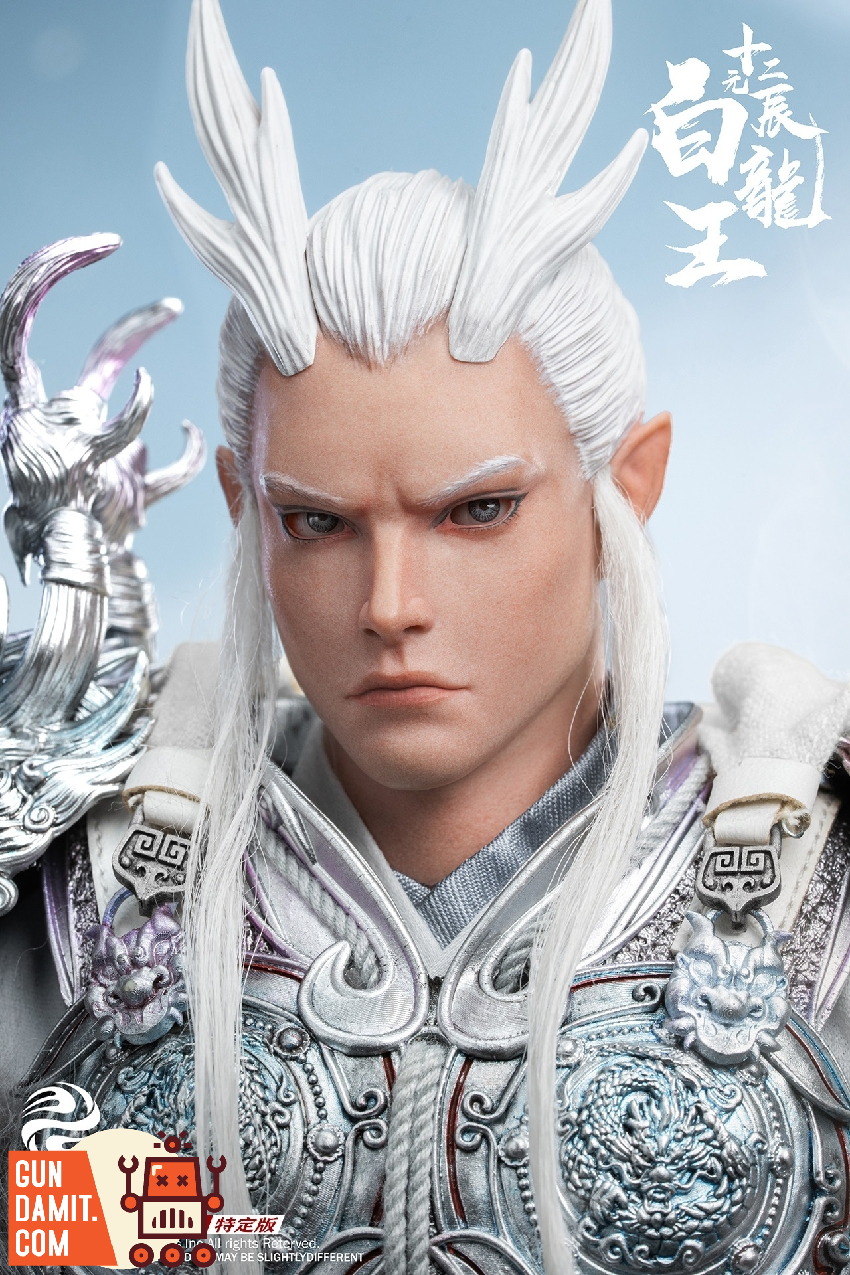 303TOYS 1/6 YC003 The Twelve Zodiac White Dragon King