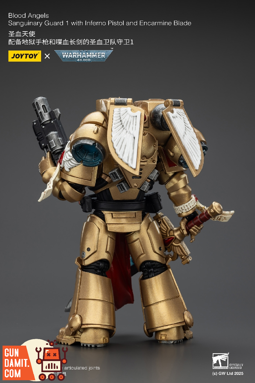 JOYTOY SPACE MARINES - Blood Angels Commander Dante - 1/18 - Warhammer 40K EUR 71,83 - FR
