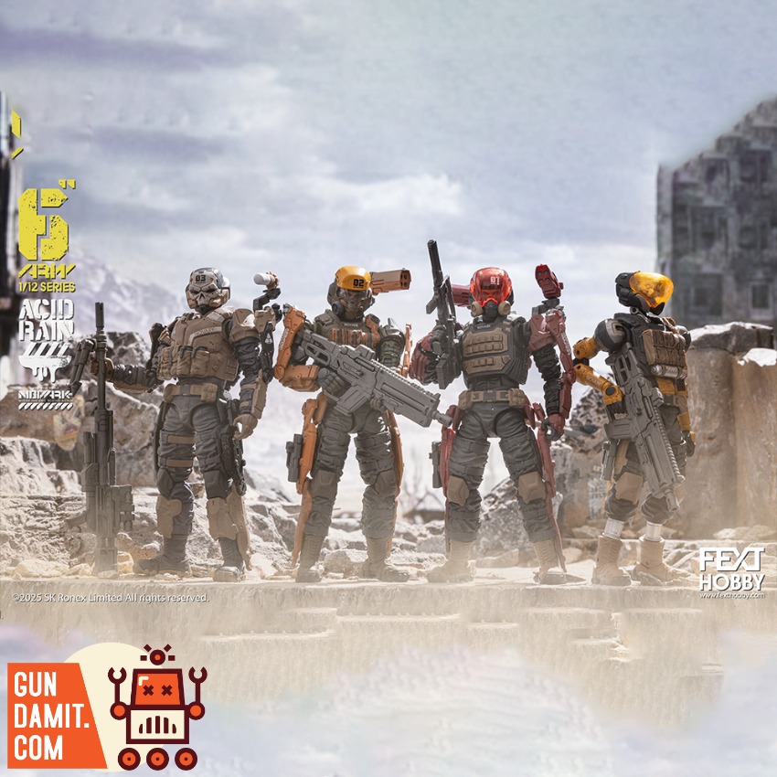 Fext Hobby Acid Rain Novark 1/12 Figures Set (001–004) - GunDamit