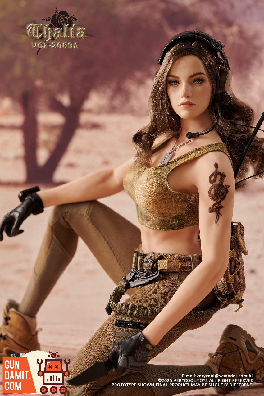 VCF-2069A Desert Female Soldier Thalia Brown | GunDamit.com