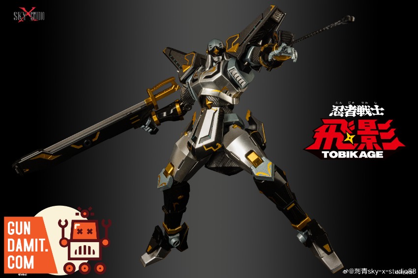 RINSUKAM　 軍子 Black-Studio Sky X Studio SXD-16 Ninja Robot Black Tobikage Exclusive