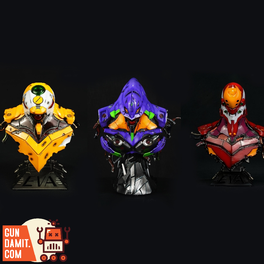 [Pre-Order] Boss Collection House Evangelion EVA-00 EVA-01 EVA-02 Miniature Statue Version Set of 3