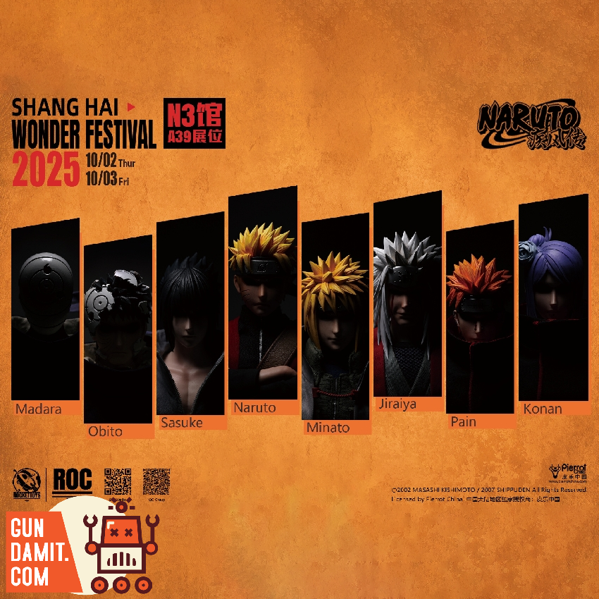 Rocket Toys 1/6 Official Licensed Naruto Konan - GunDamit Store