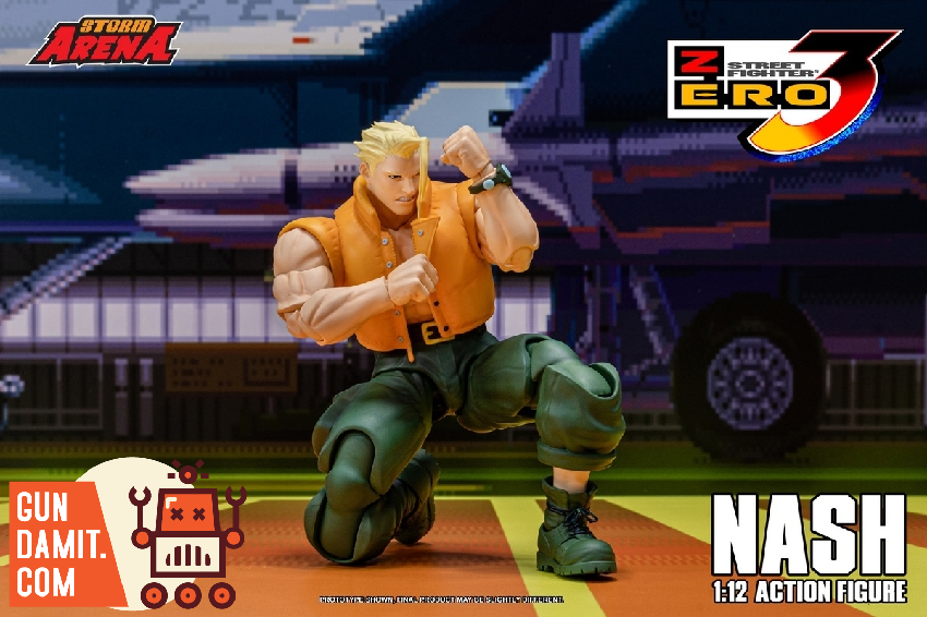 Storm toys 1/12 ストリートファイター ナッシュ SFSA05 Storm Toys 1/12 SFSA05 Street Fighter 3 Zero Nash | GunDamit.com