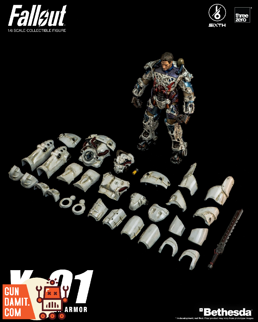 Threezero 1/6 3Z1003 Fallout X-01 Power Armor | GunDamit.com