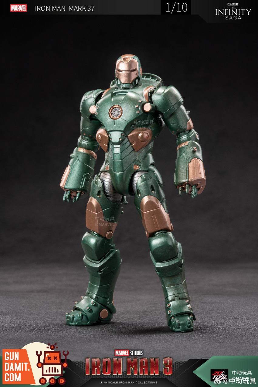 ZT Toys 1/10 Marvel X-Series Iron Man 3 Iron Man MK37