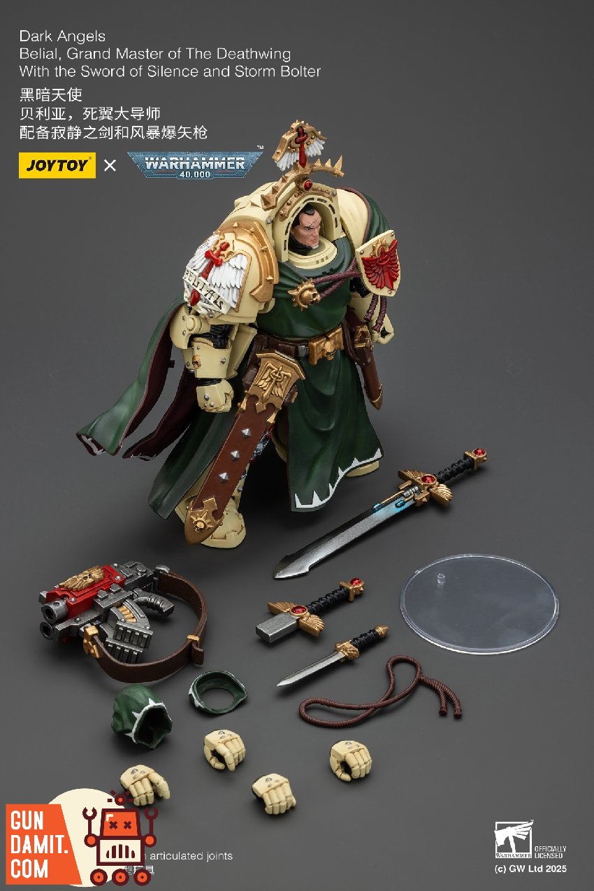 JoyToy JT02304 1/18 Warhammer 40K Dark Angels Belial Grand Master