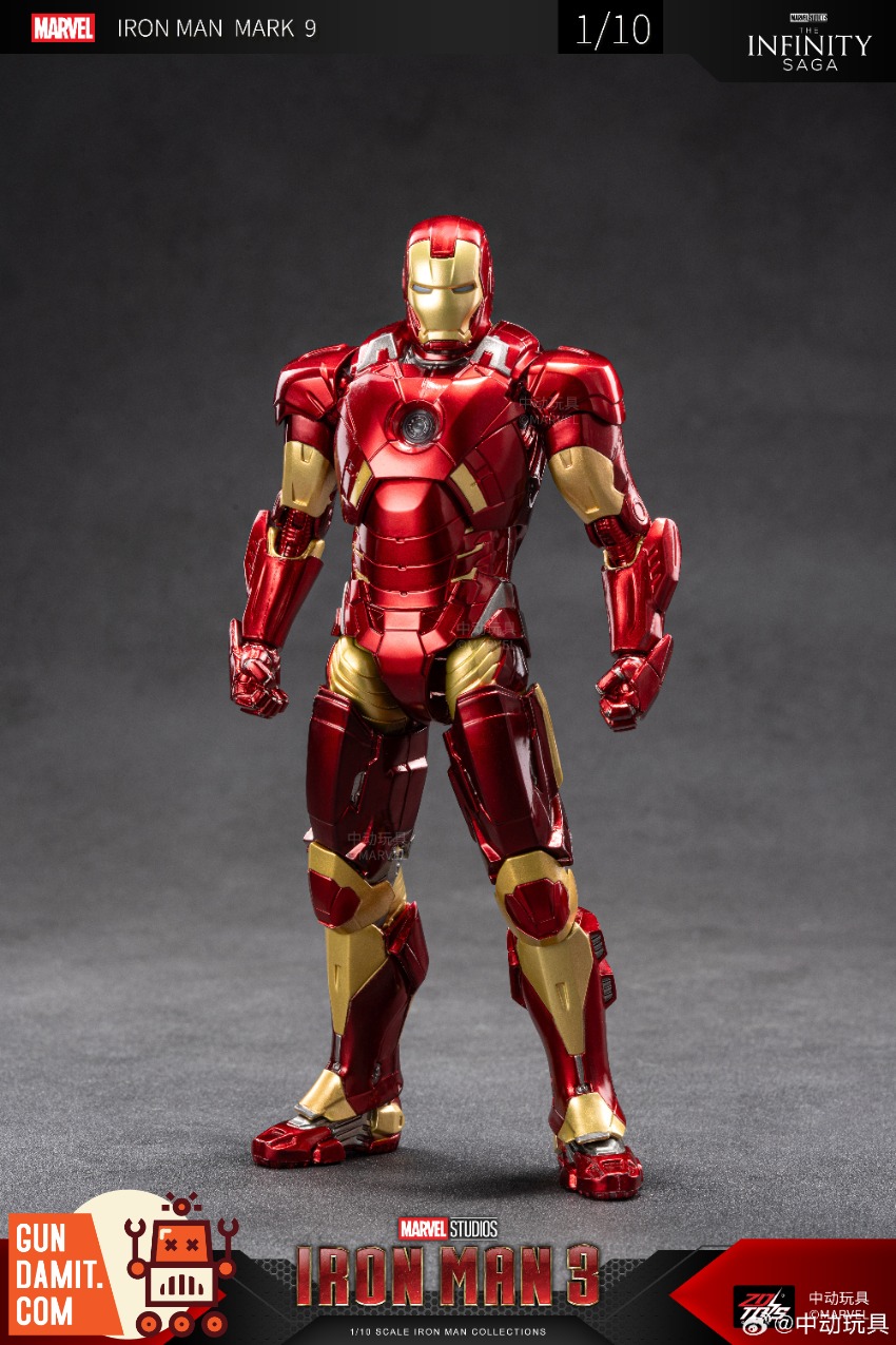 その他 marvel ZT Toys 1/10 Marvel X-Series Iron Man 3 Iron Man MK9