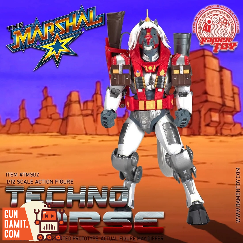 Ramen Toy 1/12 TMS02 Marshal BraveStarr Techno Horse | GunDamit.com