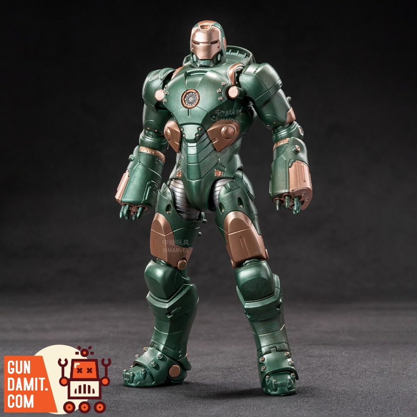ZT Toys 1/10 Marvel X-Series Iron Man 3 Iron Man MK37 Hammerhead