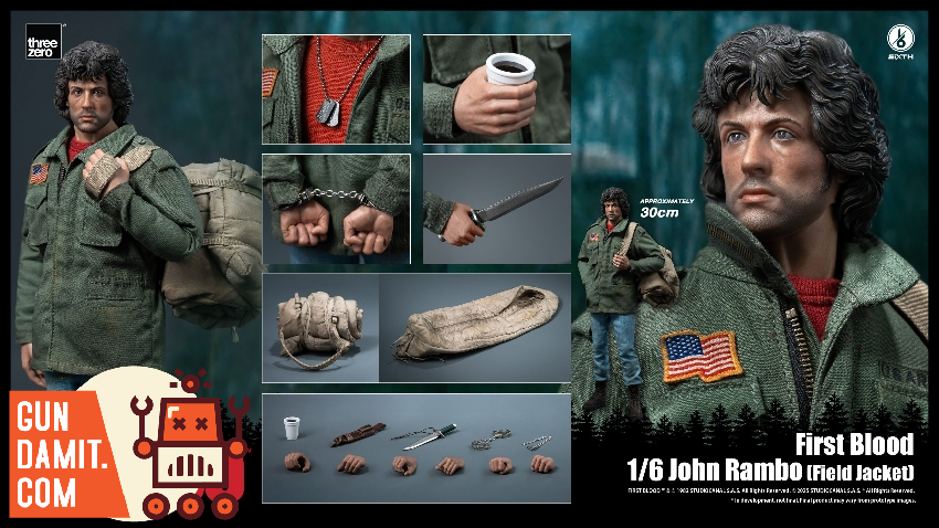 Pre-Order] Threezero 3Z0553 Rambo First Blood John | GunDamit.com