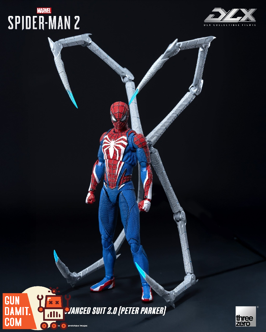 Threezero 3Z0936 Marvel's Spider-Man 2 DLX Spider-Man Advanced