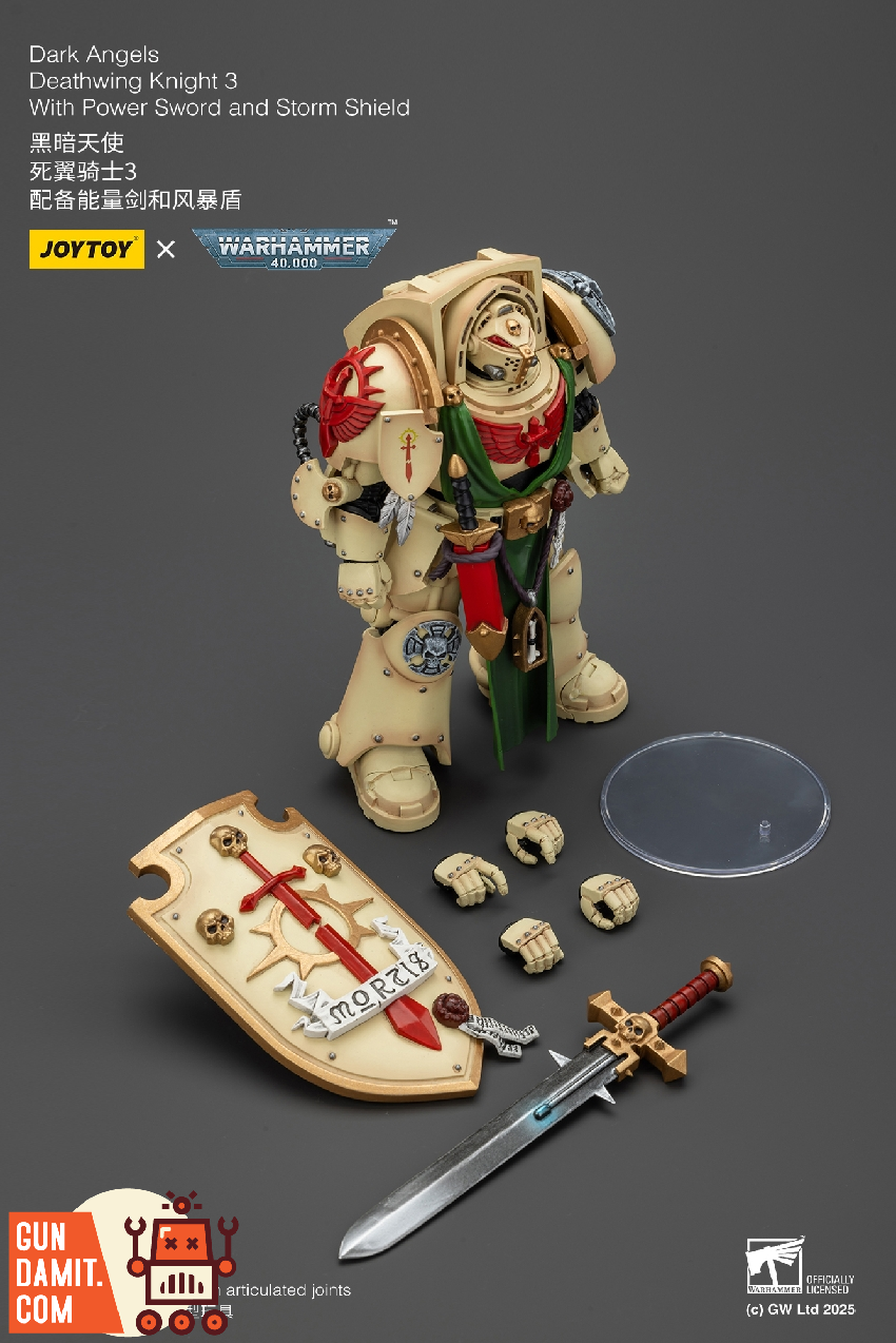 JoyToy JT02502 1/18 Warhammer 40K Dark Angels Deathwing Knight 3