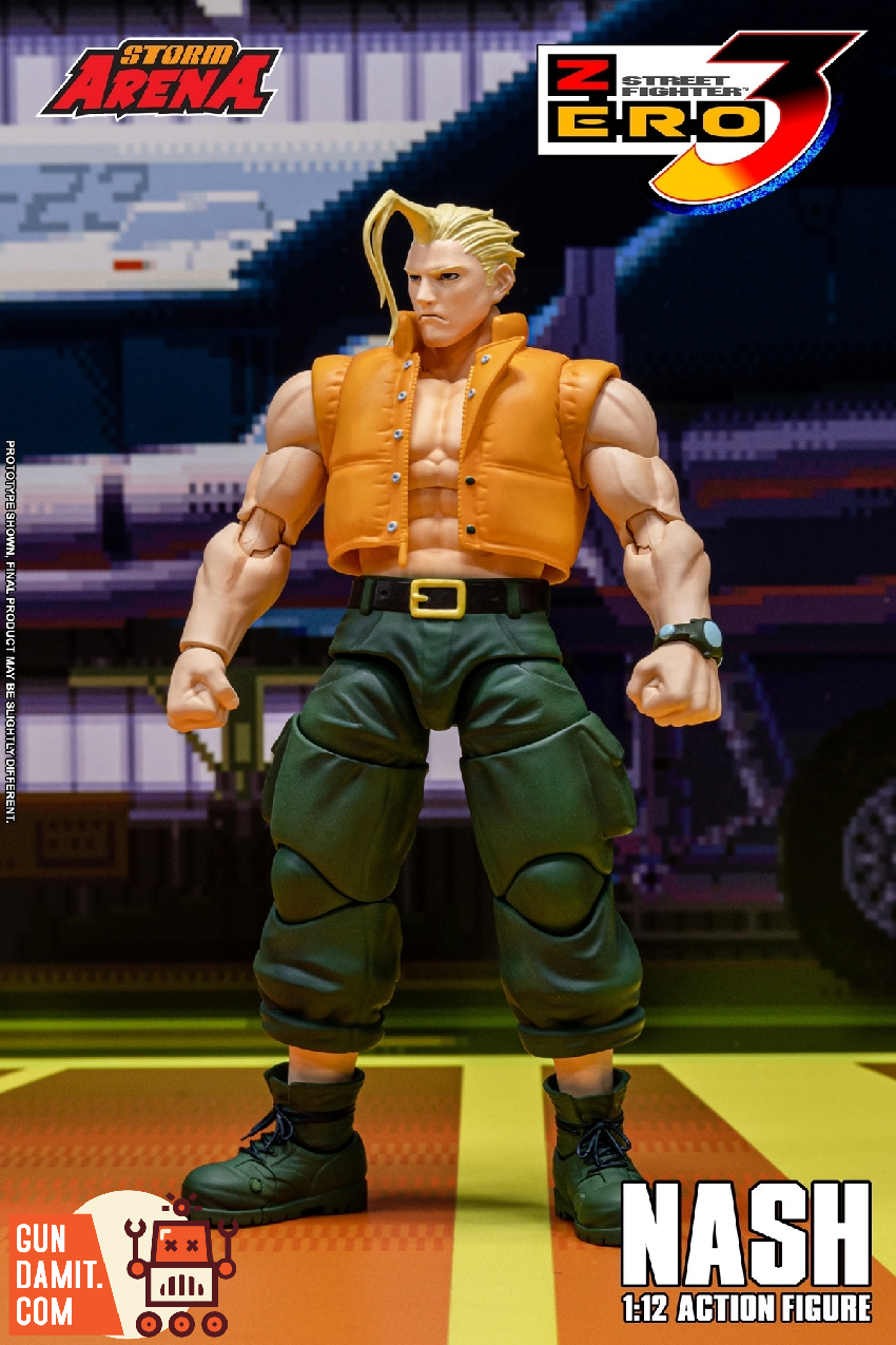 Storm toys 1/12 ストリートファイター ナッシュ SFSA05 Storm Toys 1/12 SFSA05 Street Fighter 3 Zero Nash | GunDamit.com