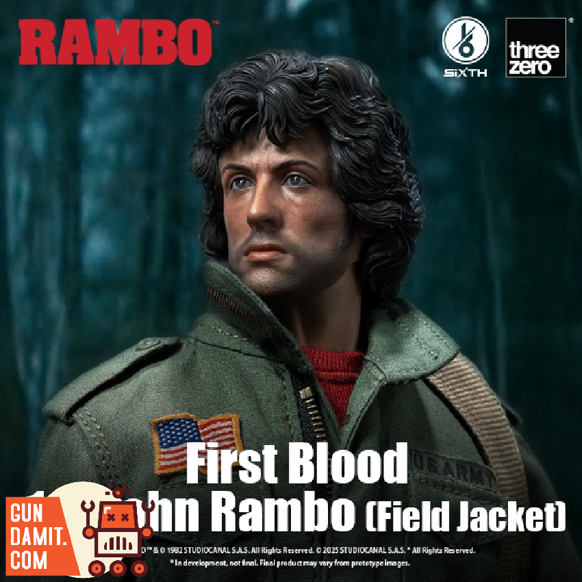 Threezero 3Z0553 Rambo: First Blood 1/6 John Rambo Field Jacket