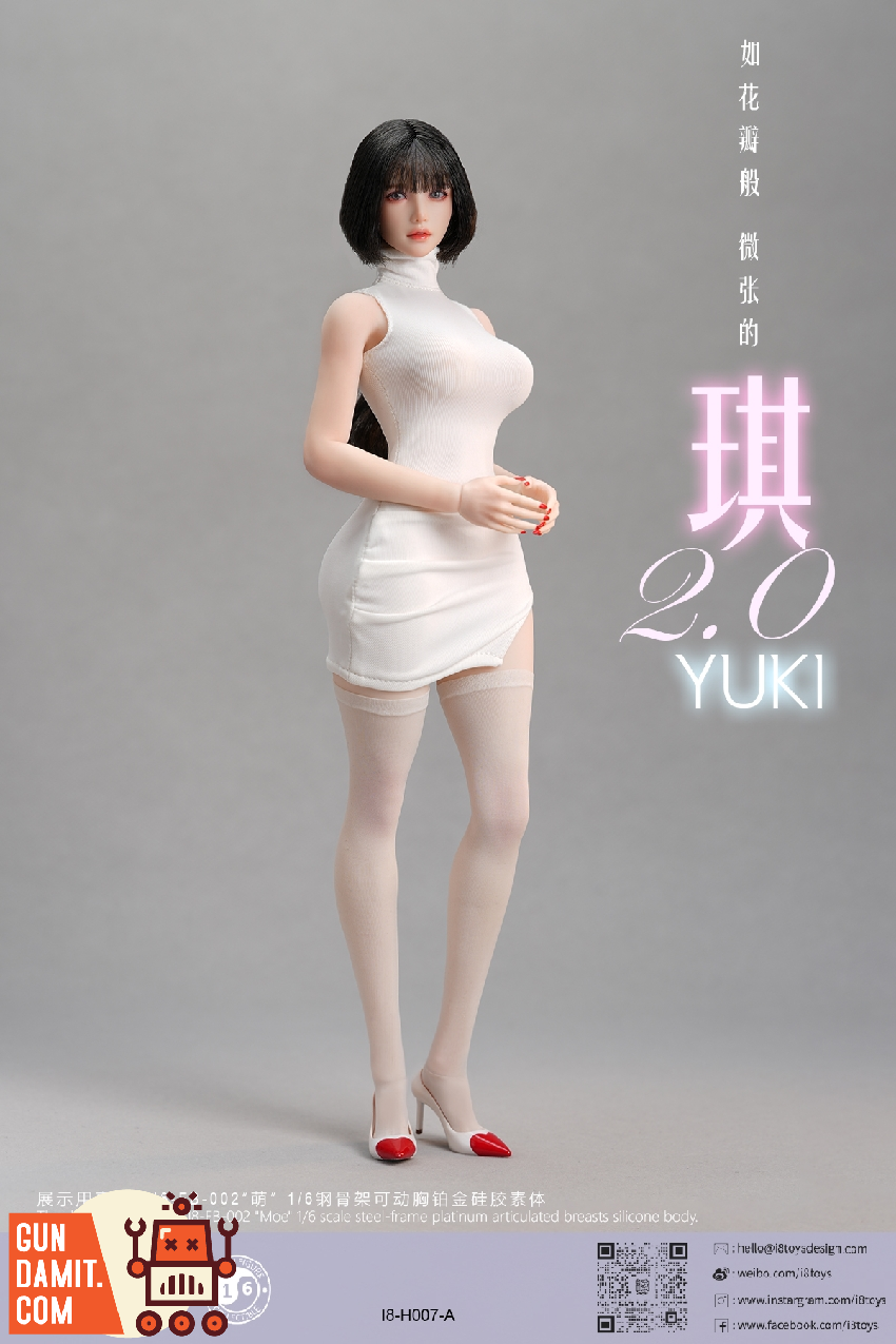 yuki♡ I8 Toys 1/6 I8-H007A-A Slightly Open Like Petals Yuki 2.0 Head