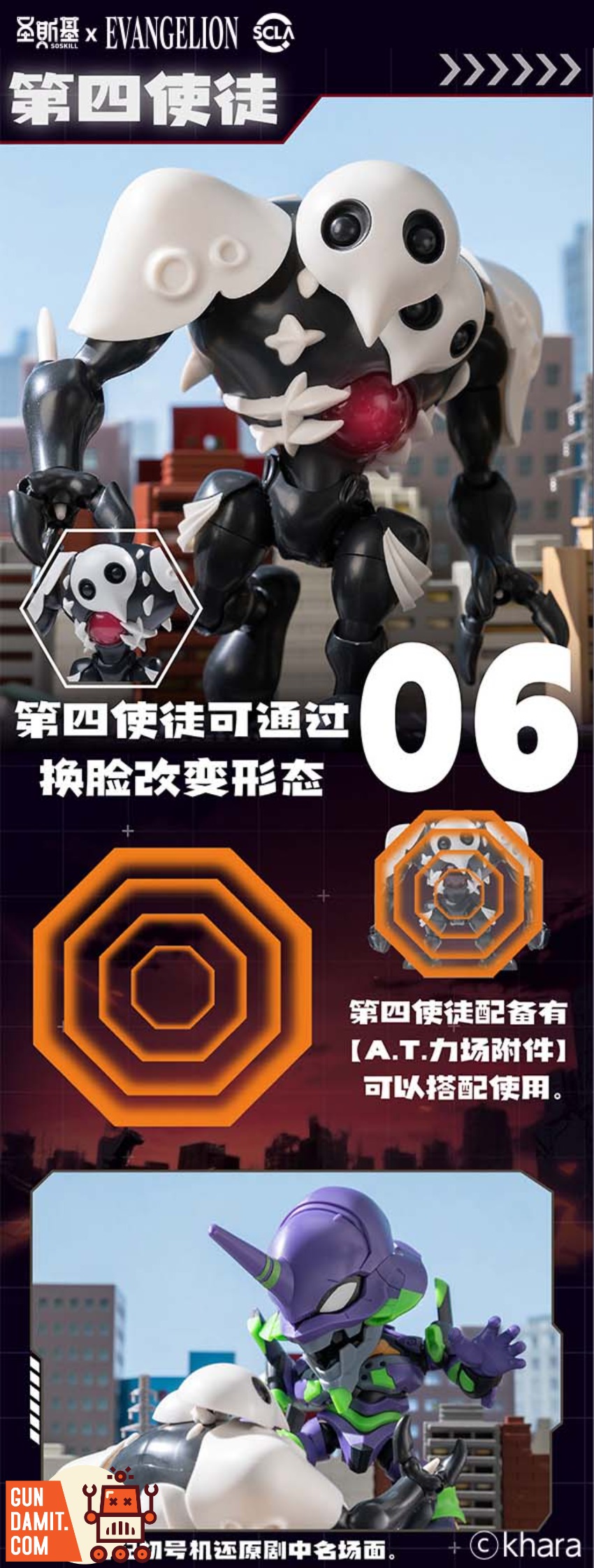 SOSKILL EVA SSK-EVA-01 Model Kit Blindbox Set of 6 | GunDamit.com