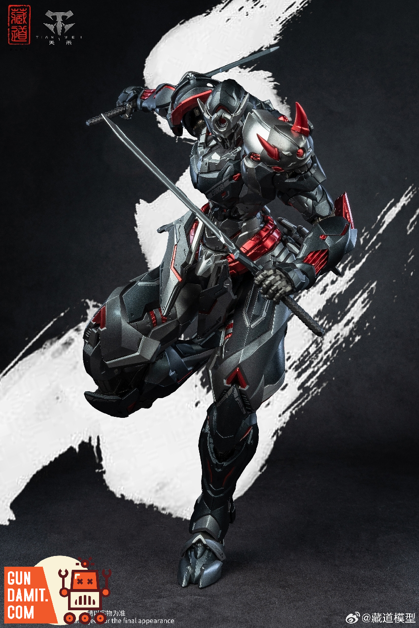 CangDao Model 1/72 Ninja Zhan Ming Shinobi Dark Night Version