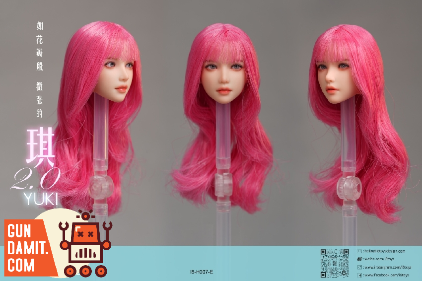 Yuki I8 Toys 1/6 I8-H007A-E Slightly Open Like Petals Yuki 2.0