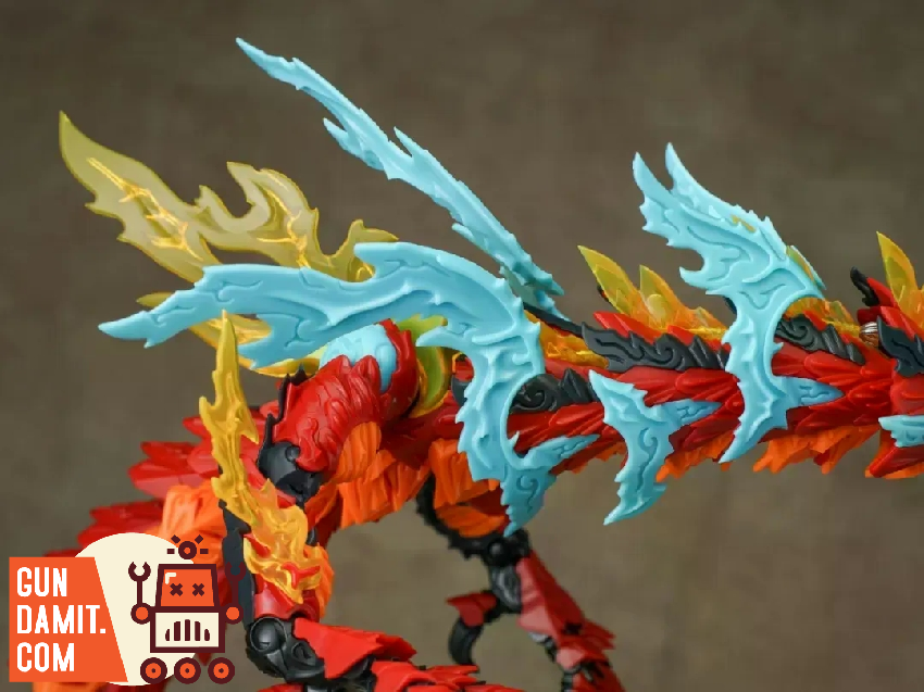 ShenX ZL-0001 Red Dragon Model Kit w/ LED - GunDamit Store