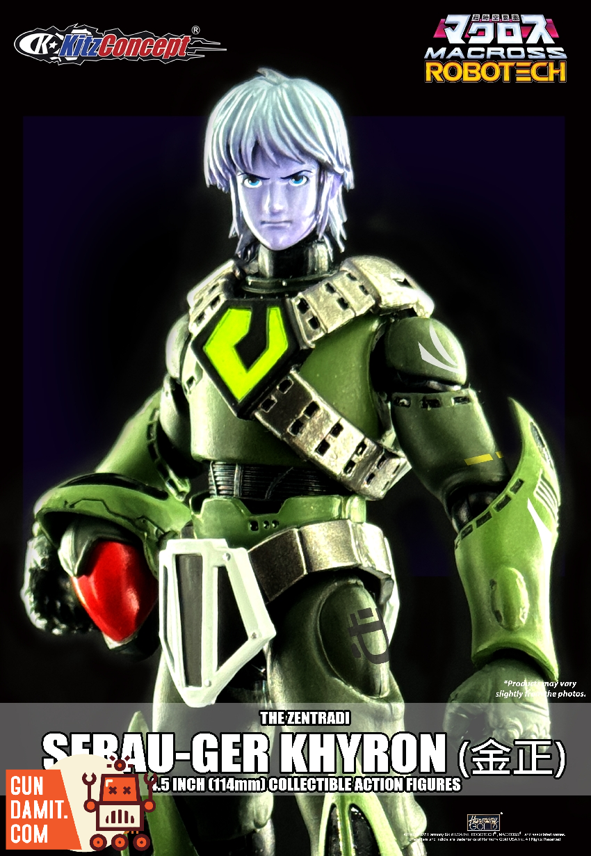 Kitzconcept 4.5 Inch Macross Serau-Ger Action Figures Khyron
