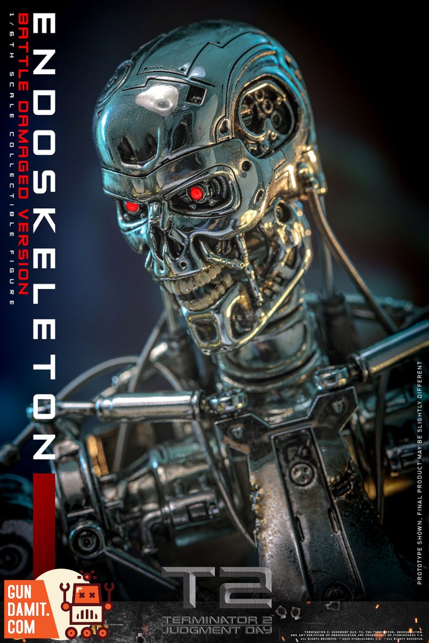 Hot Toys 1/6 MMS840D77 Terminator 2 T-800 Endoskeleton | GunDamit.com
