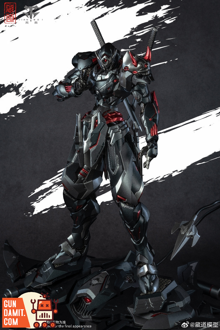 CangDao Model 1/72 Ninja Zhan Ming Shinobi Dark Night Version