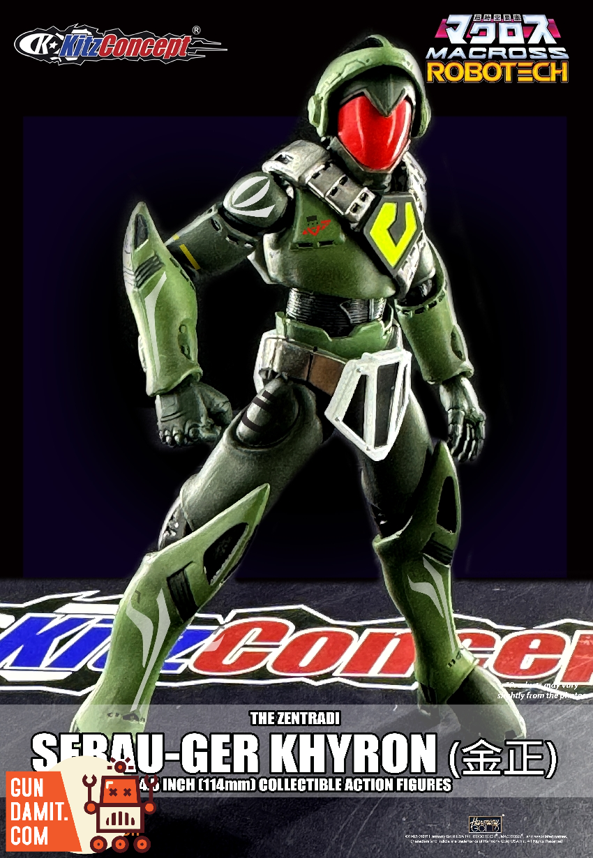 Kitzconcept 4.5 Inch Macross Serau-Ger Action Figures Khyron