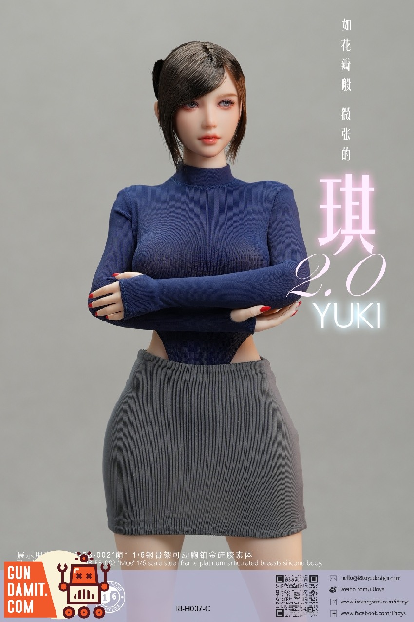 I8 Toys 1/6 I8-H007P-C Slightly Open Like Petals Yuki 2.0 Clothing