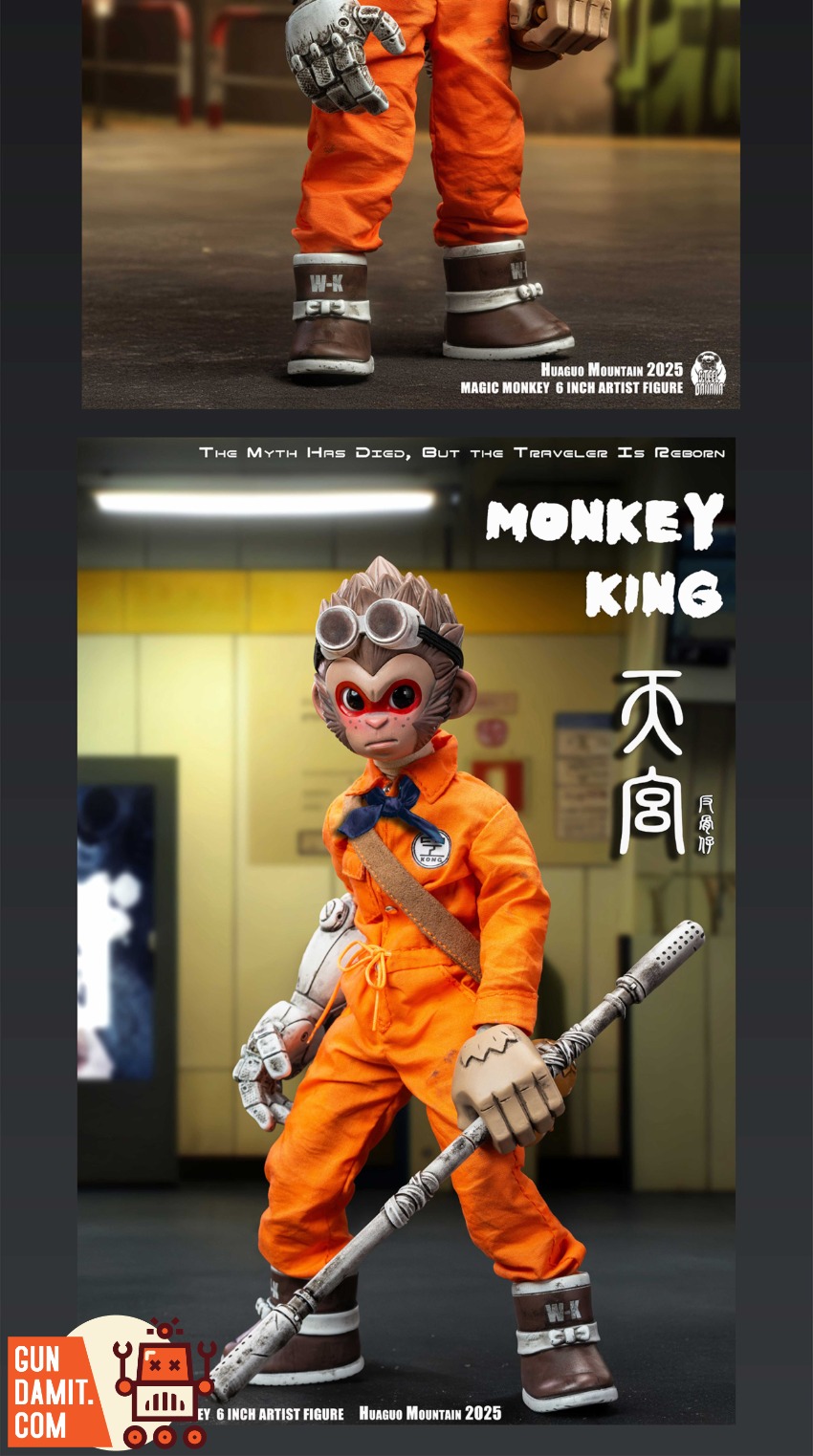 Magic Monkey 1/12 Monkey Sun Broken Era Deluxe Version - GunDamit