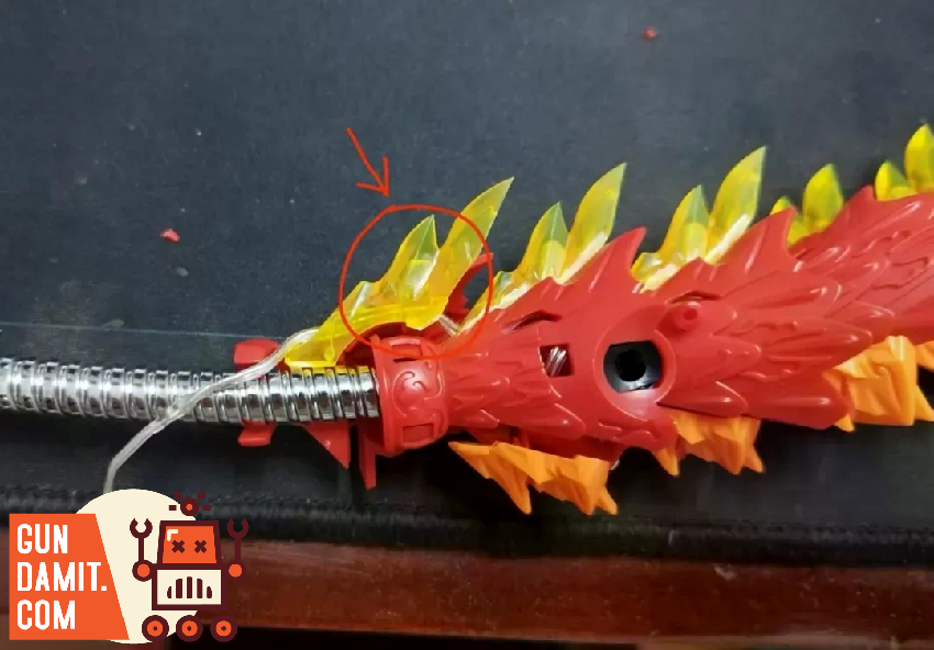 ShenX ZL-0001 Red Dragon Model Kit w/ LED - GunDamit Store