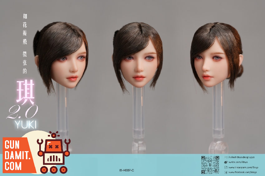 I8TOYS I8-H007A-C Yuki 2.0 Head Sculpt Style C 1/6 | GunDamit.com