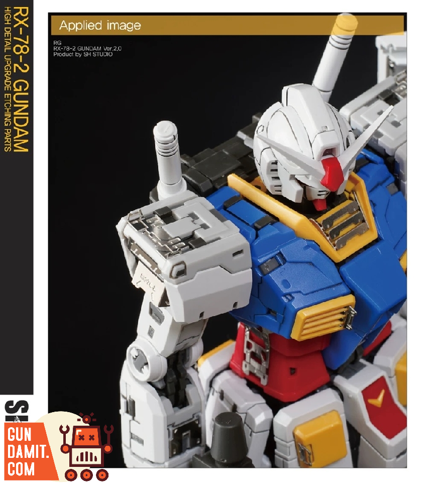 ショコモナ1012様 SH Studio RG 1/144 RX-78-2 Gundam Ver. 2.0 Upgrade Etching Parts
