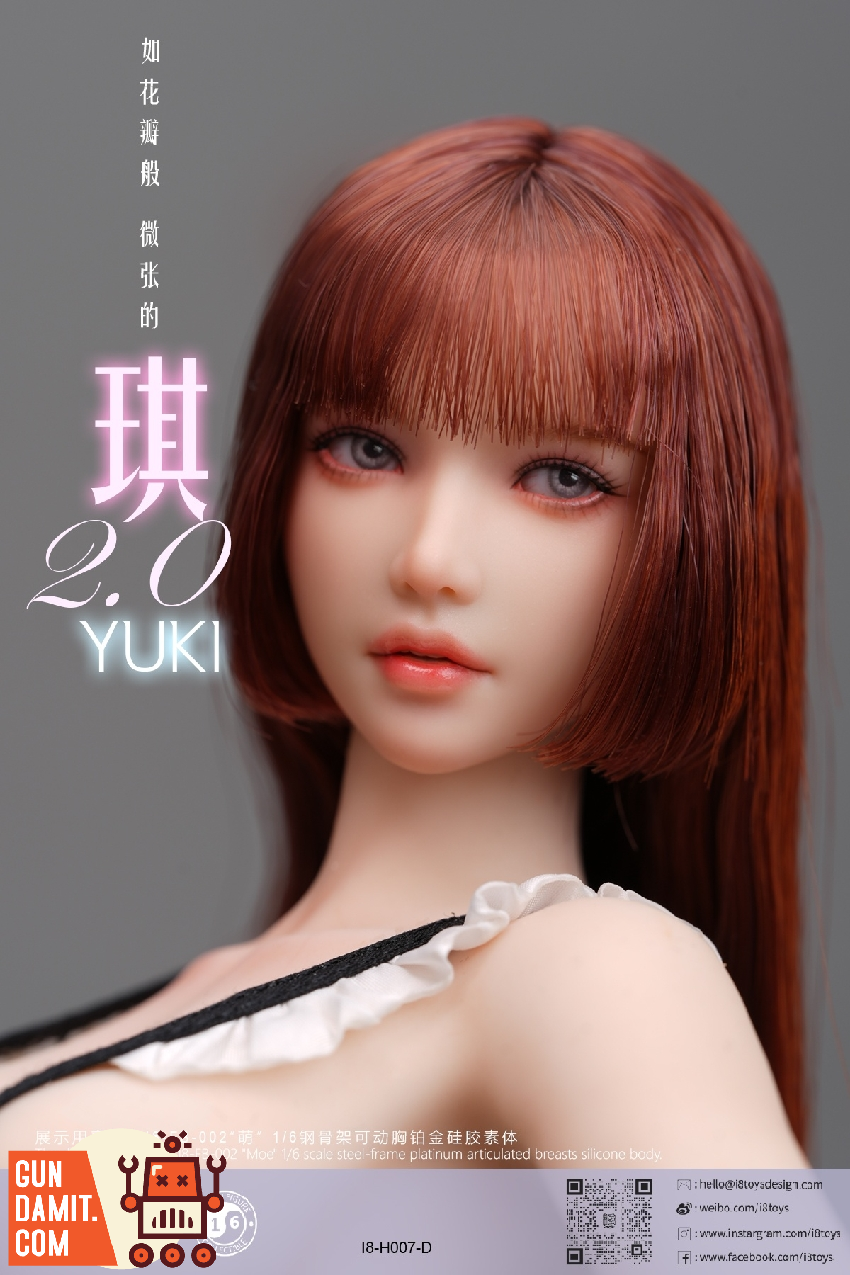 yuki I8 Toys 1/6 Yuki 2.0 Type-D Slightly Open | GunDamit.com