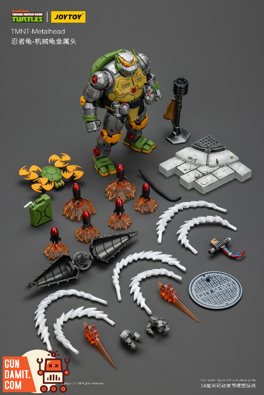 JoyToy JT02533 TMNT Metalhead 1/18 Figure | GunDamit.com