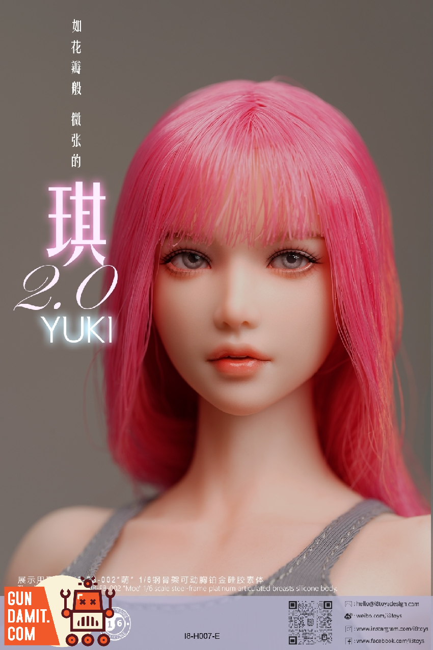 I8 Toys 1/6 Yuki 2.0 Type-E Slightly Open | GunDamit.com