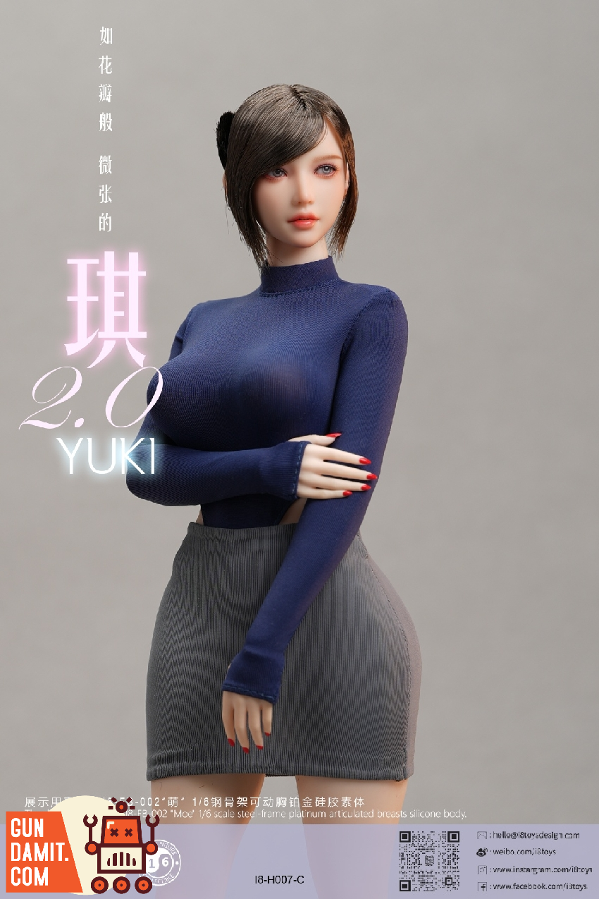 yukie I8 Toys 1/6 I8-H007P-C Slightly Open Like Petals Yuki 2.0 Clothing