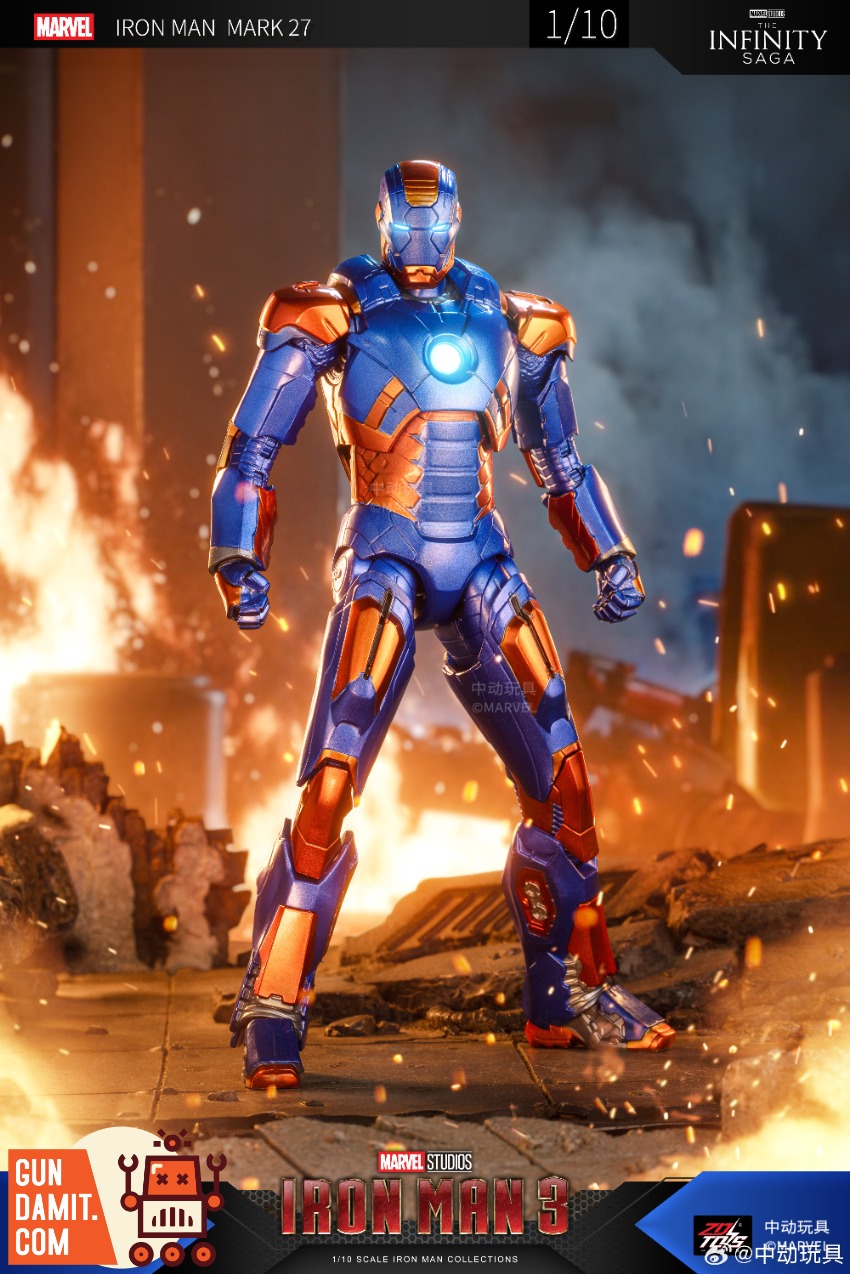 ZT Toys 1/10 Iron Man 3 Mark 27 Disco | GunDamit.com