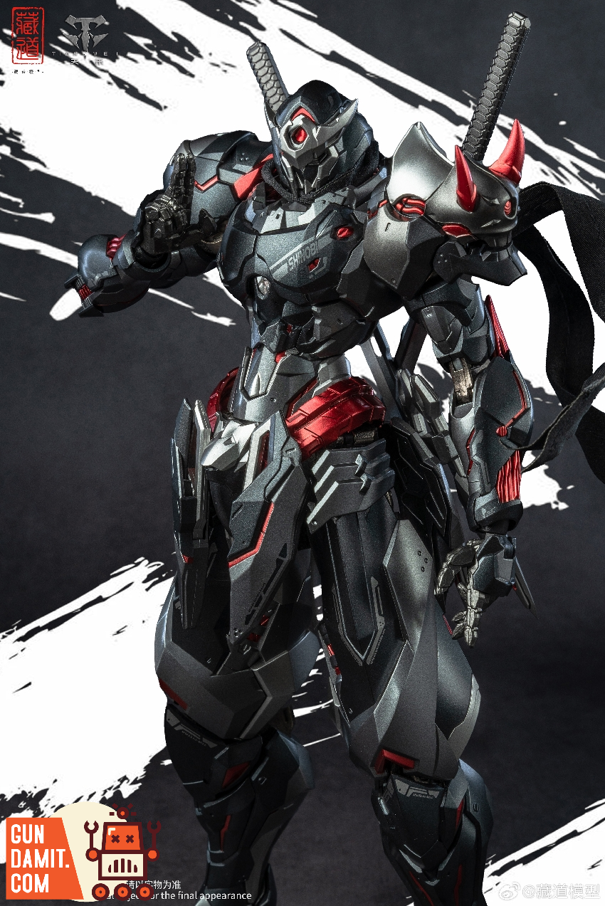 CangDao Model 1/72 Ninja Zhan Ming Shinobi Dark Night Version