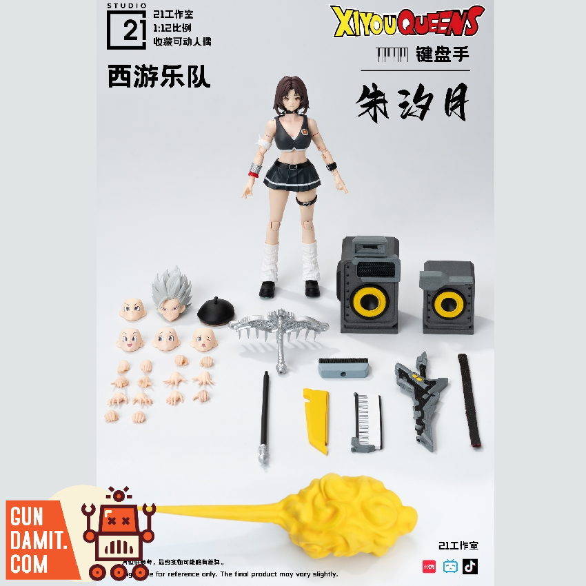 21 Studio 1/12 Xiyou Queens Band Keyboardist Zhu | GunDamit.com