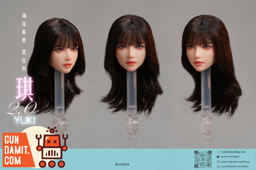 I8 Toys 1/6 I8-H007A-B Slightly Open Like Petals Yuki 2.0 Head