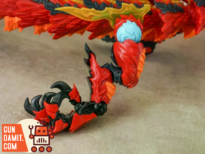ShenX ZL-0001 Red Dragon Model Kit with LED | GunDamit.com
