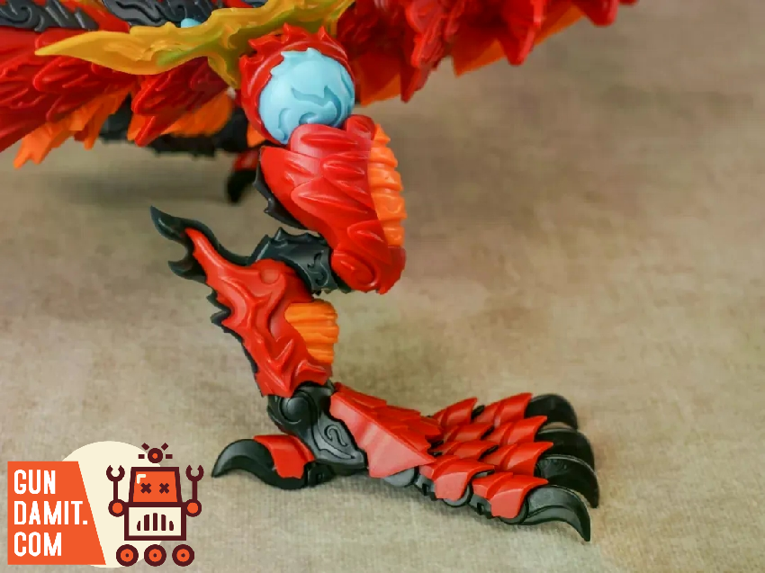 ShenX ZL-0001 Red Dragon Model Kit w/ LED - GunDamit Store