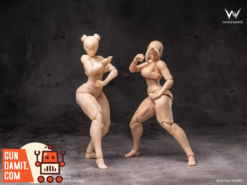 Whale Works 1/12 WW01-A Super Articulated Female Figure | GunDamit.com