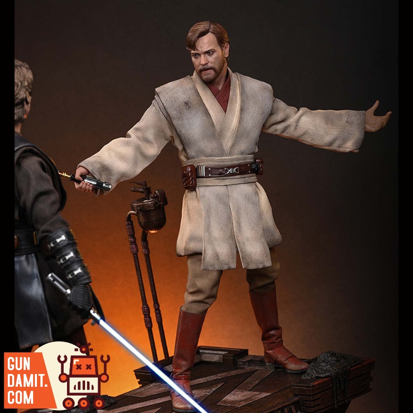 [Pre-Order] Hot Toys 1/6 MMS843 Star Wars Revenge of The Sith Obi-Wan Kenobi Mustafar