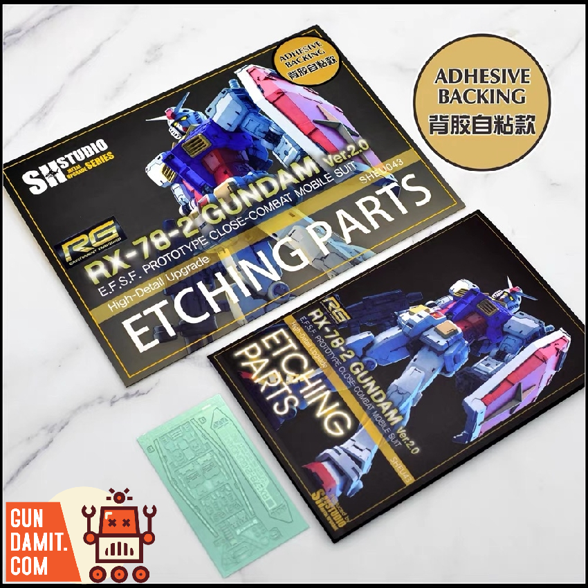 SH Studio RG 1/144 RX-78-2 Gundam Ver. 2.0 Upgrade Etching Parts