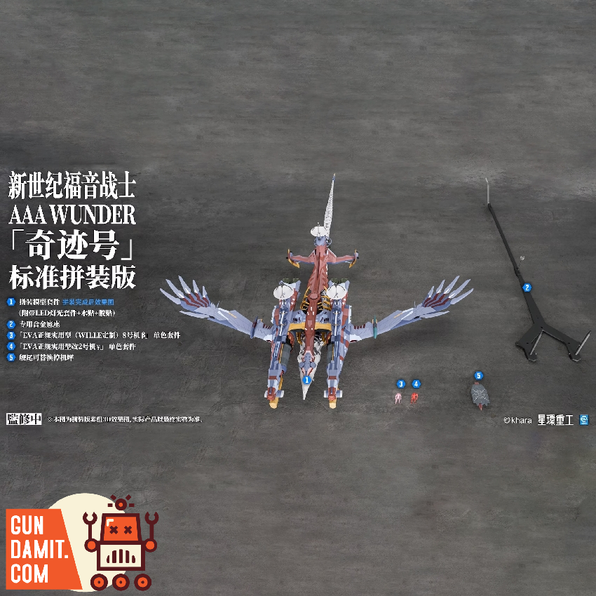 [Pre-Order] Made In Planetring Rebuild of Evangelion AAA Wunder Model Kit Standard Ver.