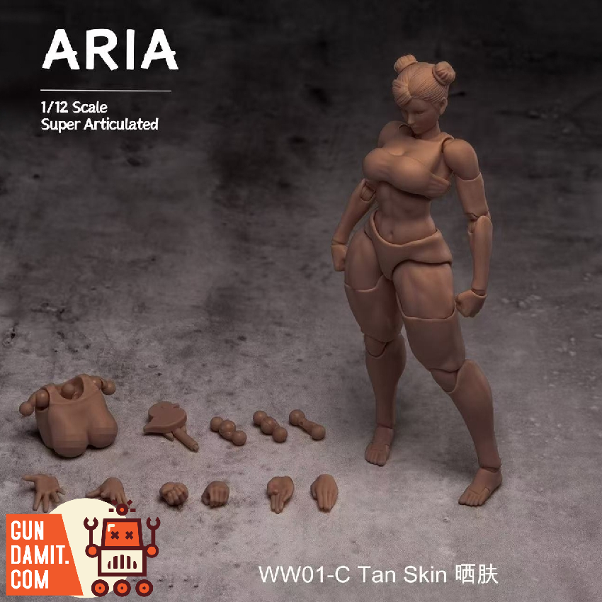 Whale Works 1/12 WW01-C Super Articulated Female | GunDamit.com